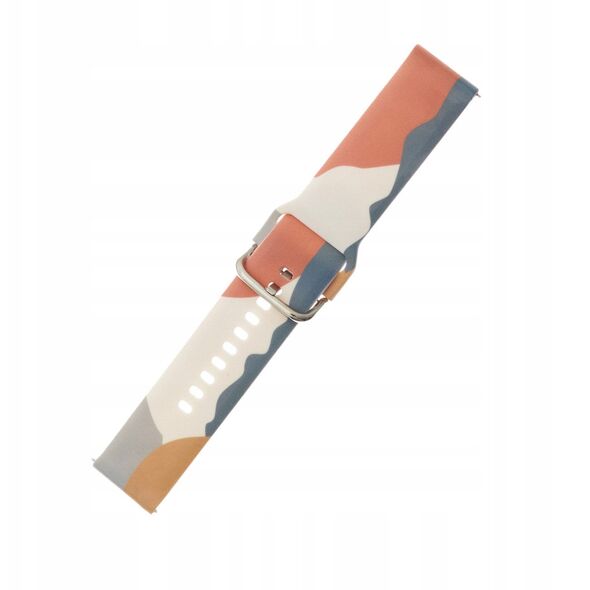 Λουράκι Strap Moro για Samsung Galaxy Watch 45 / 46 / 47 mm σιλικονούχο βραχιόλι λουράκι για ρολόι - σχέδιο 15