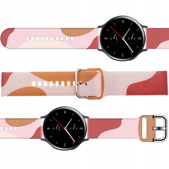 Λουράκι Pasek Strap Moro για Samsung Galaxy Watch 45 / 46 / 47 mm σιλικονούχο βραχιόλι λουράκι για ρολόι - σχέδιο 12