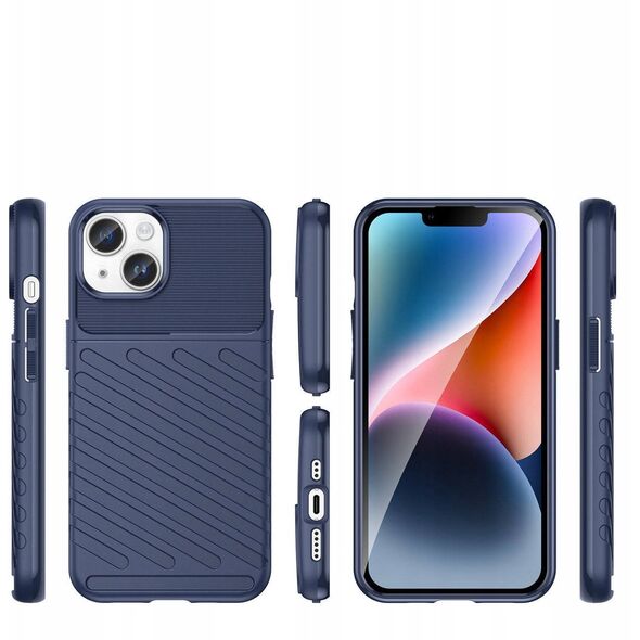 Θήκη Thunder Case για iPhone 14, ανθεκτική θήκη, μπλε