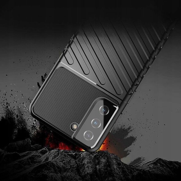 Θήκη Thunder για Samsung Galaxy S23+ σιλικόνη θωρακισμένη μαύρη