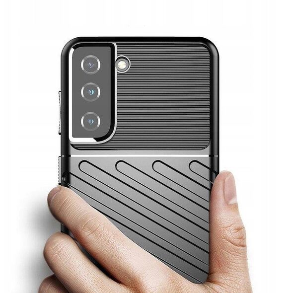 Θήκη Thunder για Samsung Galaxy S23+ σιλικόνη θωρακισμένη μαύρη