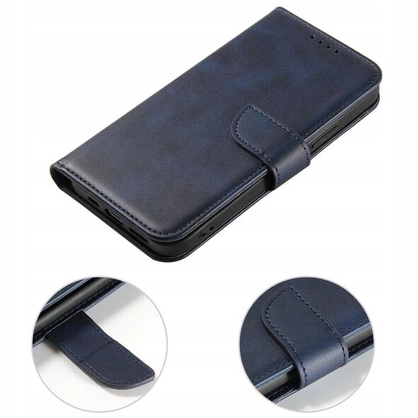 Θήκη Magnet etui Samsung Galaxy S23 pokrowiec z klapką portfel podstawka niebieskie