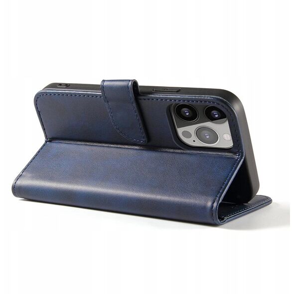Θήκη Magnet etui Samsung Galaxy S23 pokrowiec z klapką portfel podstawka niebieskie
