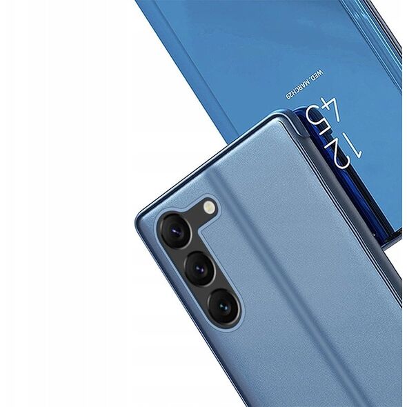 Θήκη Clear View για Samsung Galaxy S23+ με καπάκι μαύρο