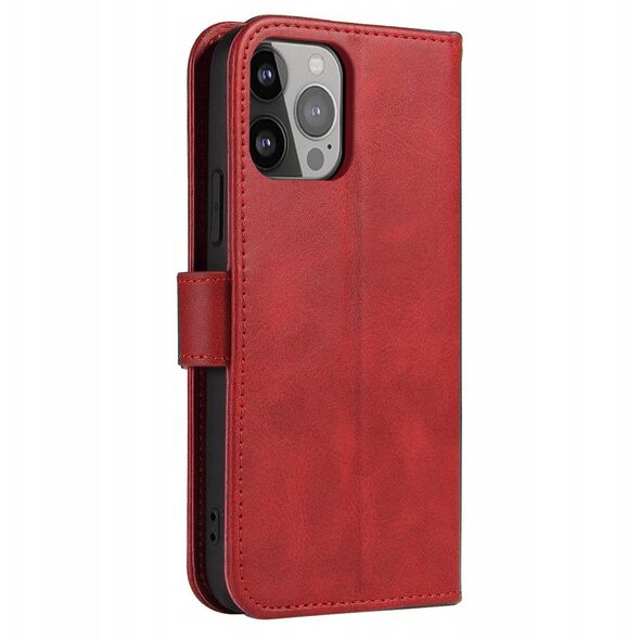 Θήκη Magnet Case Samsung Galaxy S23 με καπάκι πορτοφόλι βάση κόκκινη