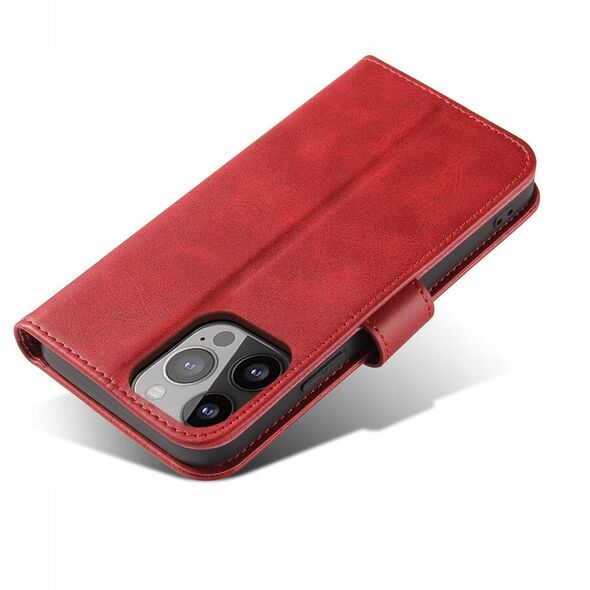 Θήκη Magnet Case Samsung Galaxy S23 με καπάκι πορτοφόλι βάση κόκκινη