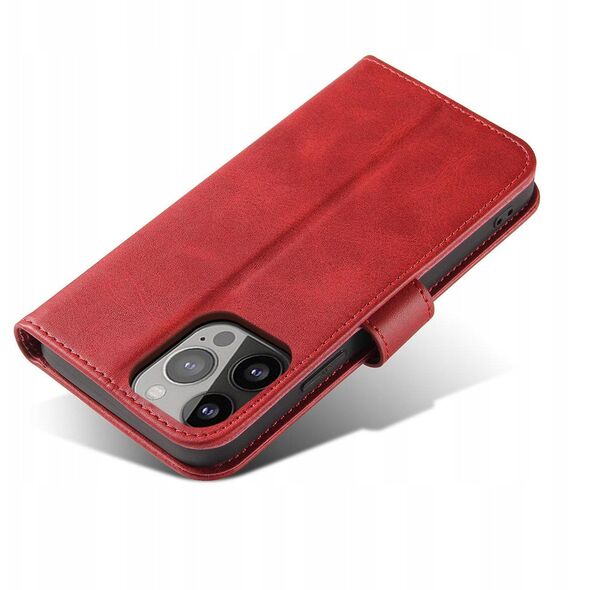 Θήκη Magnet Case Samsung Galaxy S23+ με καπάκι πορτοφόλι βάση κόκκινη