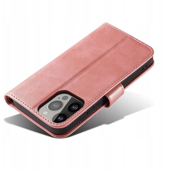 Θήκη Magnet etui Samsung Galaxy S23+ pokrowiec z klapką portfel podstawka ροζ
