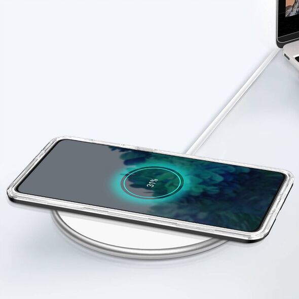 Διαφανής θήκη 3σε1 για Samsung Galaxy S23+ σιλικονούχο κάλυμμα με μαύρο πλαίσιο