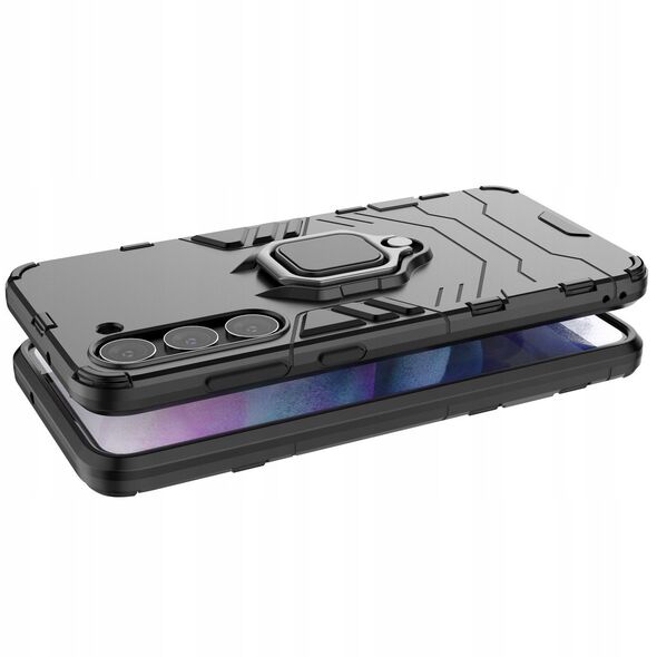 Θήκη Ring Armor για Samsung Galaxy S23+ θωρακισμένη θήκη με μαγνητική βάση δαχτυλίδι μαύρο