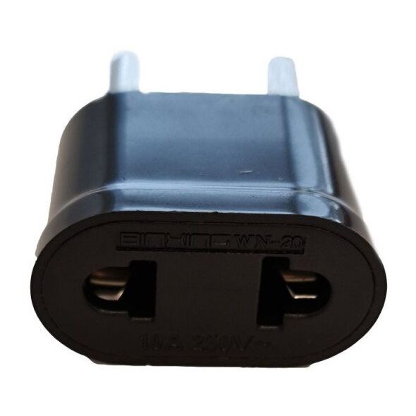 Προσαρμογέας UPH AC από US σε EU (2.5/250V, 10A) - 50 τεμ.