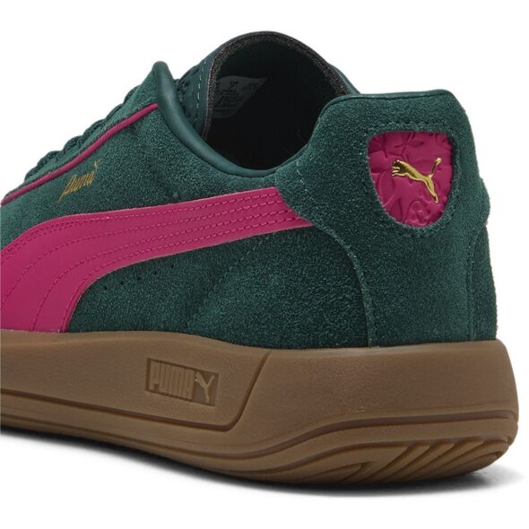 Γυναικεία casual παπούτσια Puma Club Klassika SD, σκούρο πράσινο-ροζ