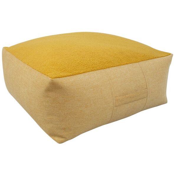 Σάκος Pufas Home4You Lamb, 80x80x30 cm, κίτρινος