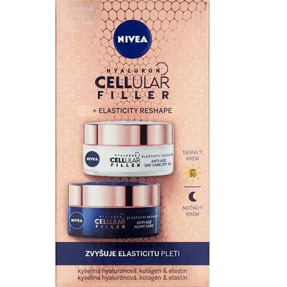Σετ Nivea: κρέμα ημέρας, 50 ml + κρέμα νύχτας, 50 ml + ορός προσώπου, 30 ml