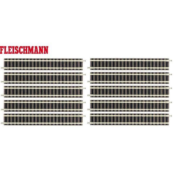 9101 N Fleischmann piccolo (med ballast) Ευθεία γραμμή 111 mm