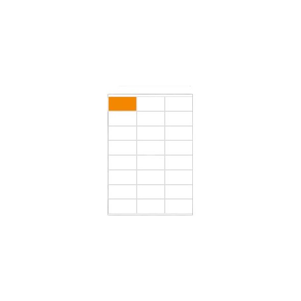 Ετικέτες TopStick 70x36 mm λευκό- (100 φύλλα x 24 τεμ.)
