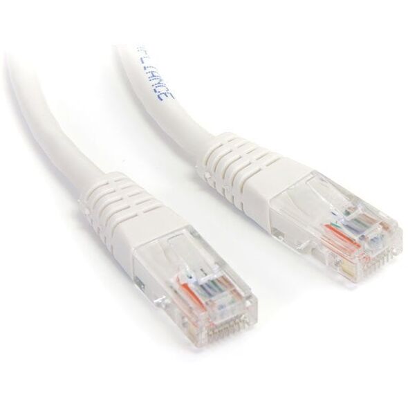 LOGON UTP Cat.5e, 15 μ, Cat5e, RJ-45, RJ-45, Λευκό