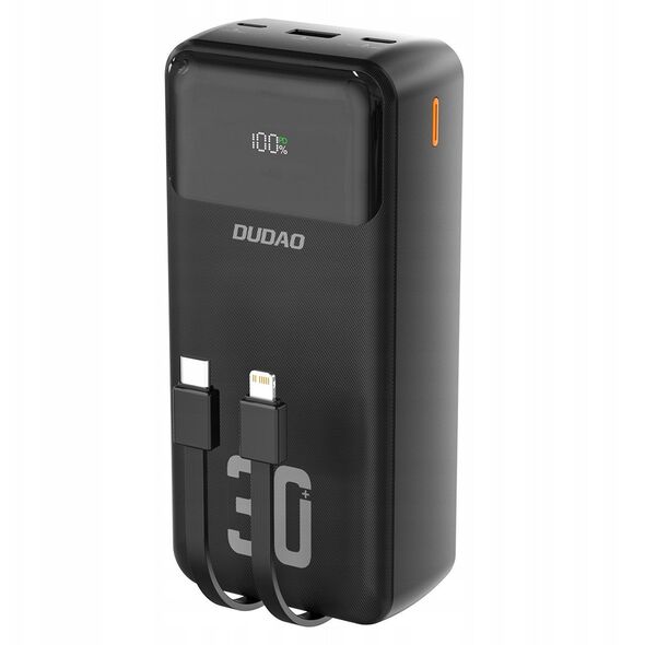 Dudao K15Max powerbank 30000mAh 22.5 Watt Μαύρο