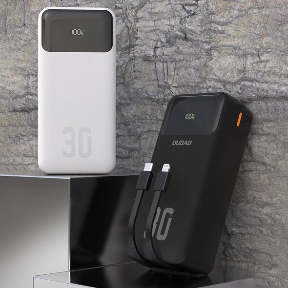 Dudao K15Max powerbank 30000mAh 22.5 Watt Λευκό