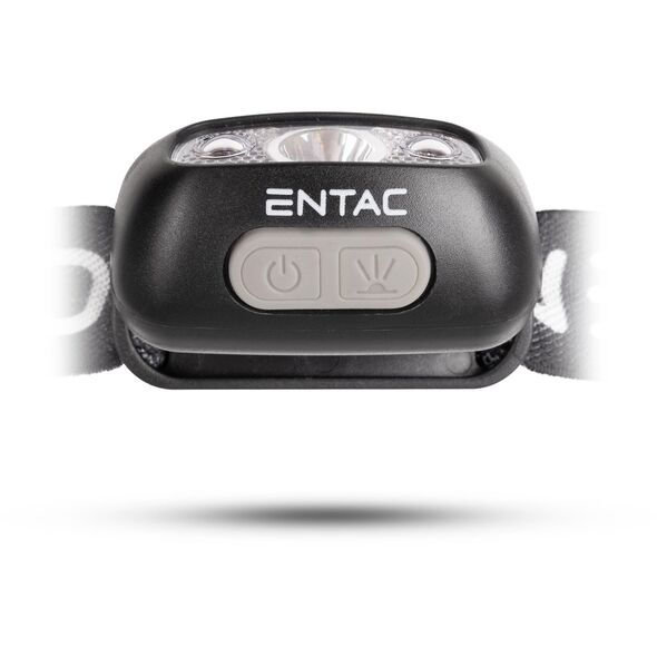 LED φακός κεφαλής ENTAC, IP54, 5W, 118lm, 700mAh, επαναφορτιζόμενος, USB, με αισθητήρα