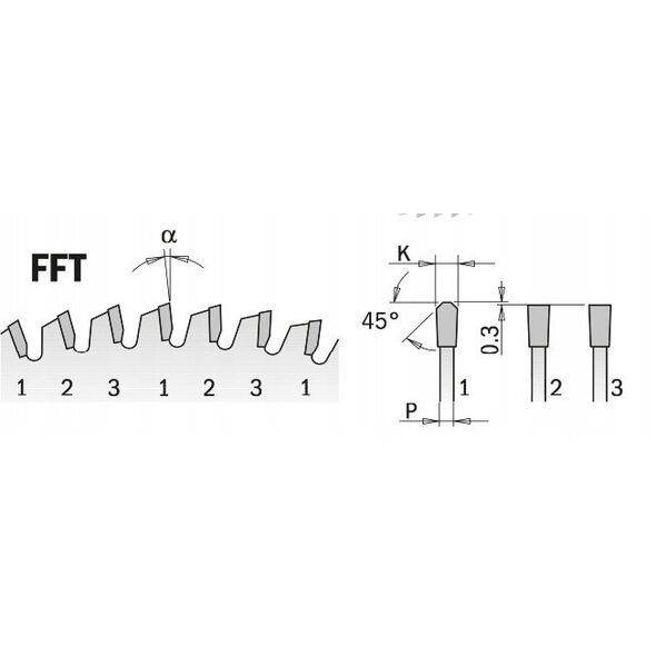 CMT ΔΙΣΚΟΣ ΠΡΙΟΝΙΟΥ HM 250x30x3.2/2.2 Z=80 ΓΙΑ ΛΑΜΙΝΑΤΕΣ.