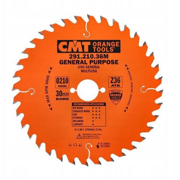 CMT SAW ITK D=200 F=30 Z=36N K=x1.8/1.2 UNIVERSAL, ULTRA-THIN...