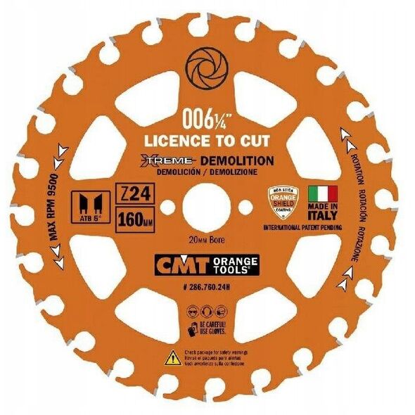 CMT HM SAW D=160 Z=24 F=20 K/P=2.3/1.2