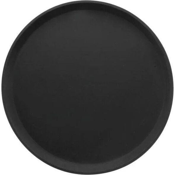 Δίσκος σερβιρίσματος Cambro Ø40.5cm από υαλοβάμβακα και αντιολισθητική επιφάνεια από καουτσούκ Μαύρο, 1 τεμ