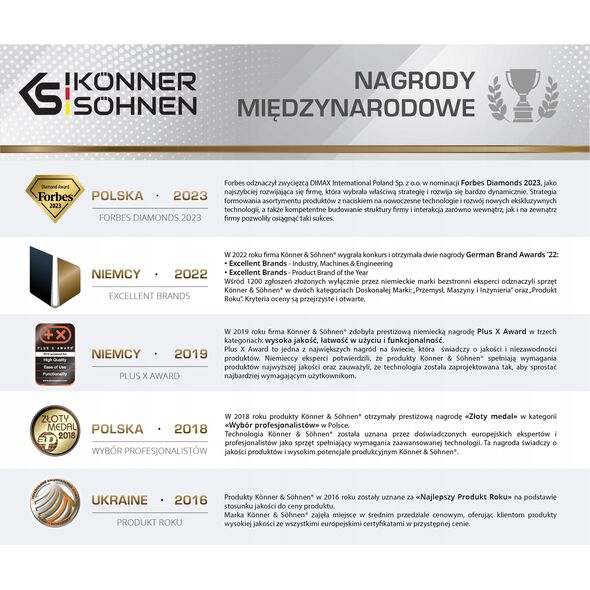 Könner & Söhnen Ενσωματωμένη γεννήτρια KÖNNER amp SÖHNEN KS 6000iE S ATS, 5.5 kW