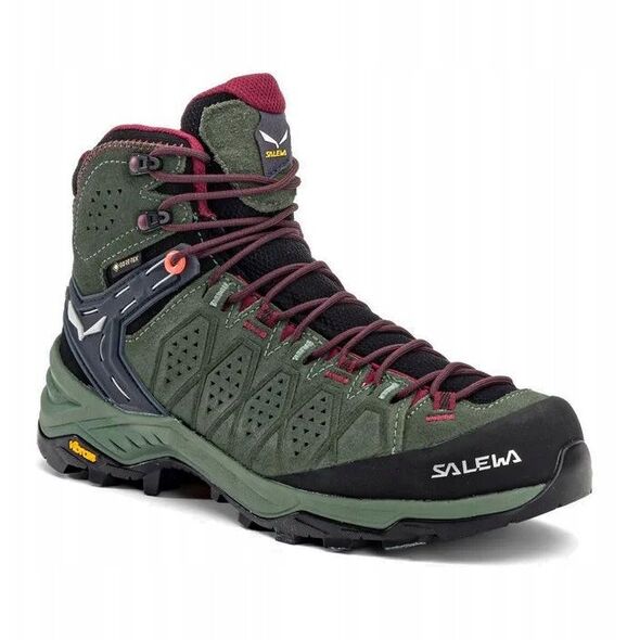 Γυναικεία Μποτάκια Alp Trainer 2 Mid GTX - Duck Green - Rhododendon - UK 8 (42) SALEWA