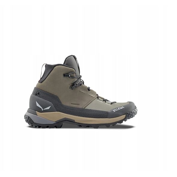 Γυναικεία μποτάκια Puez Leather Mid PTX - Bungee Cord - Onyx - UK 6 (39) SALEWA