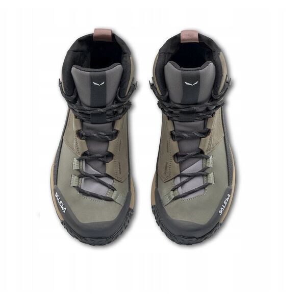 Γυναικεία μποτάκια Puez Leather Mid PTX - Bungee Cord - Onyx - UK 6 (39) SALEWA