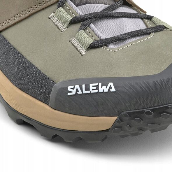 Γυναικεία μποτάκια Puez Leather Mid PTX - Bungee Cord-Onyx-UK 6,5 (40) SALEWA