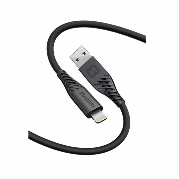 Καλώδιο Δεδομένων και Φόρτισης USB - Lightning από Μαλακή Σιλικόνη Swissten 0.4m