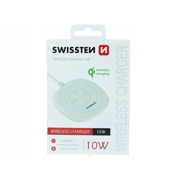 Swissten 10W Wireless charger with USB-C 1.5m cable