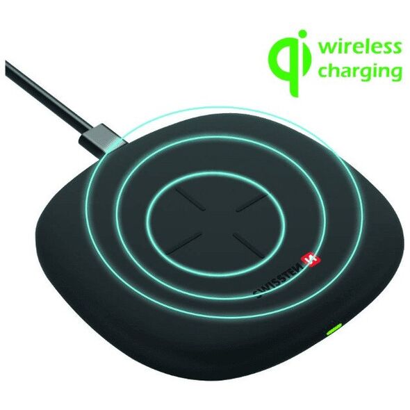 Ασύρματος φορτιστής Swissten 10W με καλώδιο USB-C 1.5m
