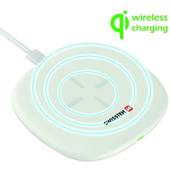 Ασύρματος φορτιστής Swissten 10W με καλώδιο USB-C 1.5m