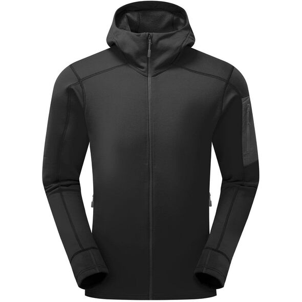 Μπλούζα modulus hoody-black-l RAB