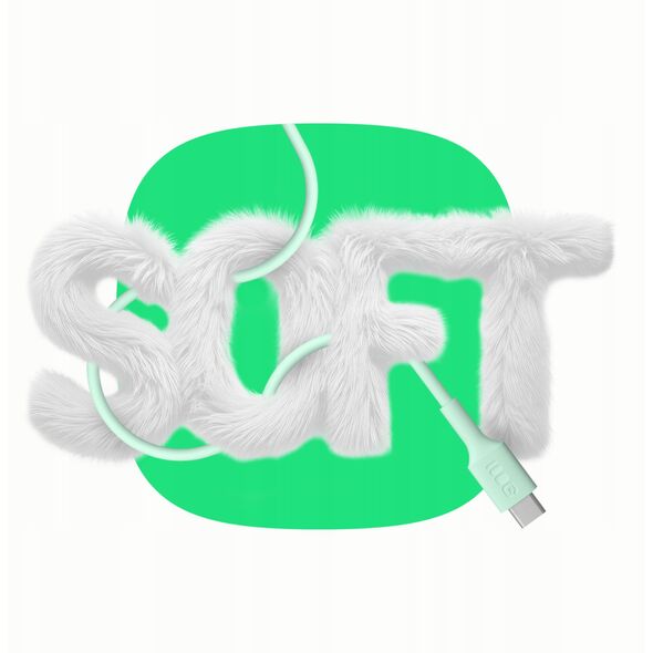 Καλώδιο Green Cell PowerStream USB Type-C Αρσενικό - USB Type-C Αρσενικό 100W Μέντα Πράσινο 0.3m 5904326376137