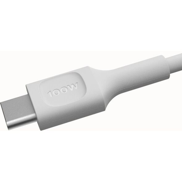 Καλώδιο Green Cell PowerFlex Γρήγορη Φόρτιση USB Type-C Αρσενικό - USB Type-C Αρσενικό 100W Λευκό 2m 5904326376212