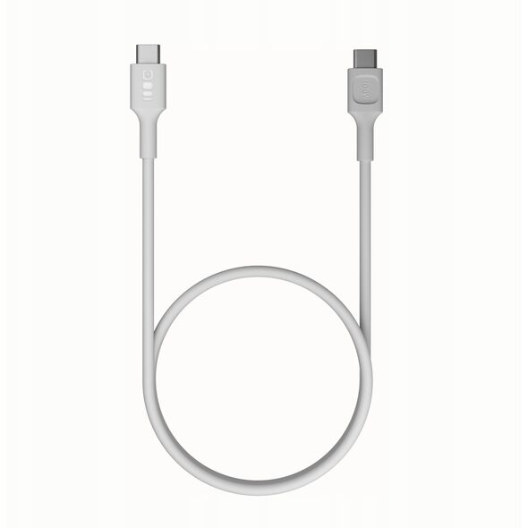 Καλώδιο Green Cell PowerFlex Γρήγορη Φόρτιση USB Type-C Αρσενικό - USB Type-C Αρσενικό 100W Λευκό 0.3m 5904326376199