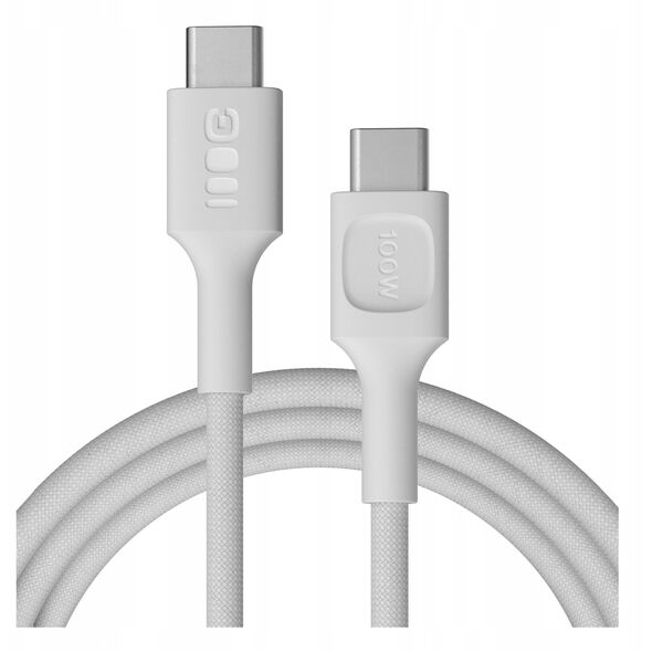 Καλώδιο Green Cell PowerStream USB Type-C Αρσενικό - USB Type-C Αρσενικό 100W Λευκό 2m 5904326376120