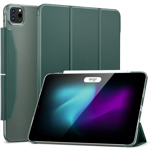 ESR Ascend Trifold θήκη iPad Apple iPad Pro 11 (2024) 27,9 cm (11) Book Cover Πράσινο, Διαφανές