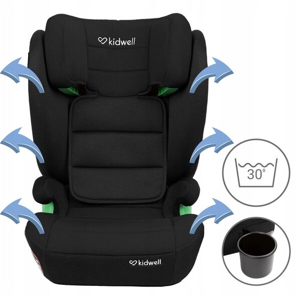 KIDWELL FOTELIK WESTON i-Size Black 5901130098941