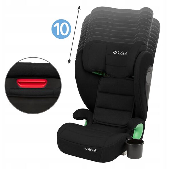 KIDWELL FOTELIK WESTON i-Size Black 5901130098941