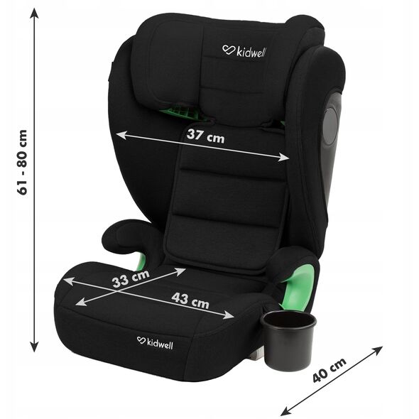 KIDWELL FOTELIK WESTON i-Size Black 5901130098941
