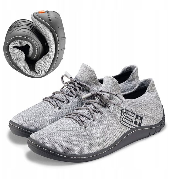 Γυναικεία παπούτσια BAREFOOT MERINO SH5010W ανοιχτό γκρι/γραφίτης 38