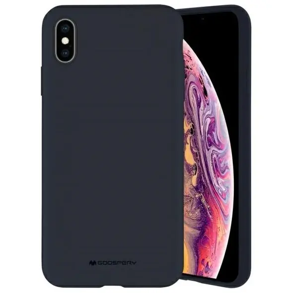 Etui Mercury Silicone do Apple iPhone 13 Pro Max granatowy