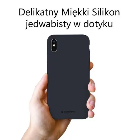 Etui Mercury Silicone do Apple iPhone 13 Pro Max granatowy