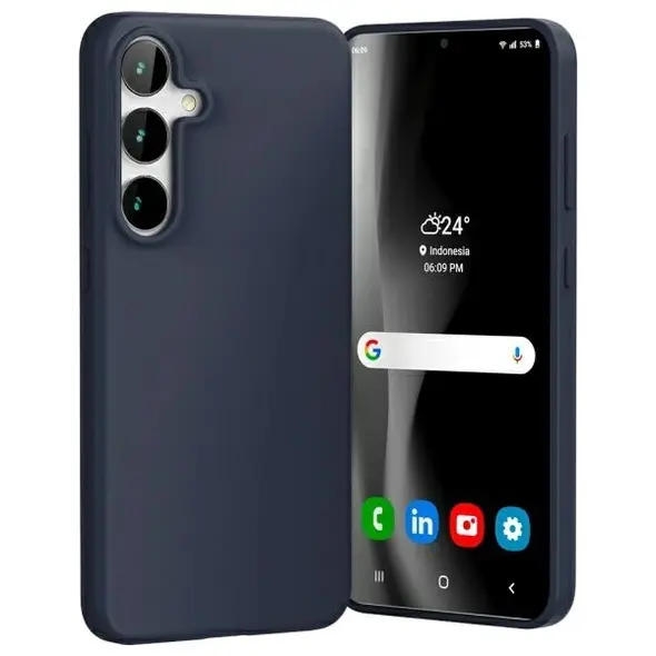 Etui Mercury Soft do Samsung Galaxy S24 FE granatowy